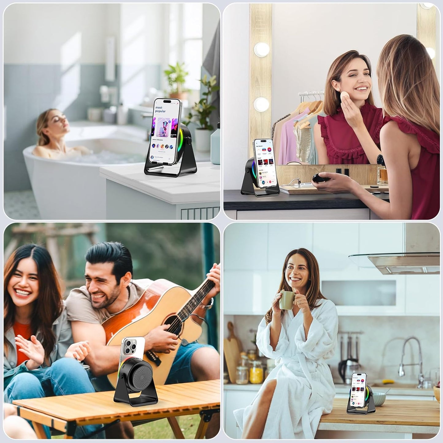 PARLANTE DE INDUCCIÓN ALTAVOZ CON LUZ LED