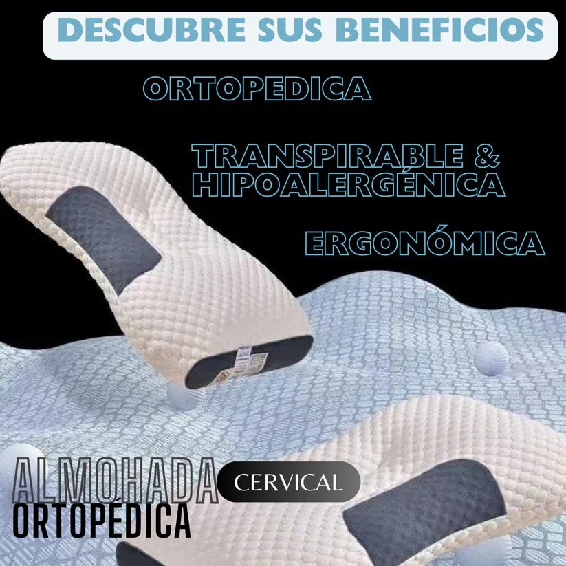 ALMOHADA ERGONÓMICA ORTOPEDICA COMBO 2X1
