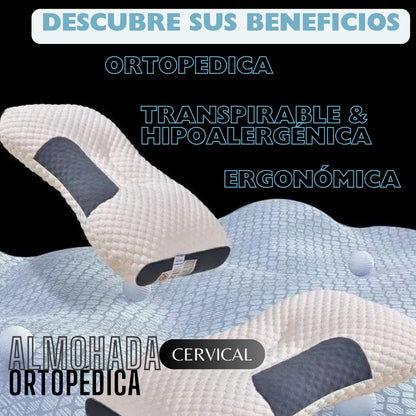 ALMOHADA ERGONÓMICA ORTOPEDICA COMBO 2X1